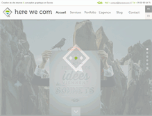 Tablet Screenshot of herewecom.fr